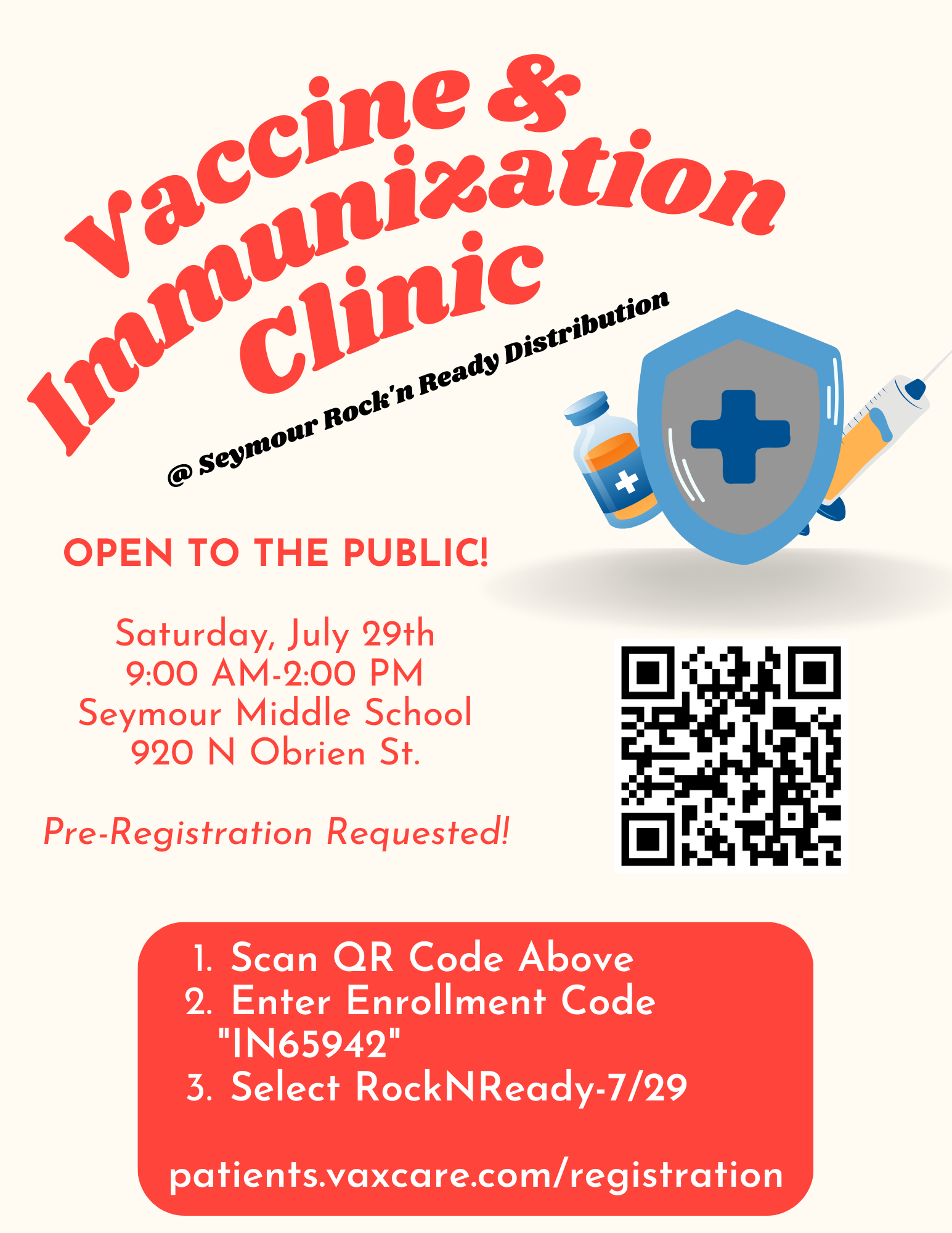 vaccine flyer